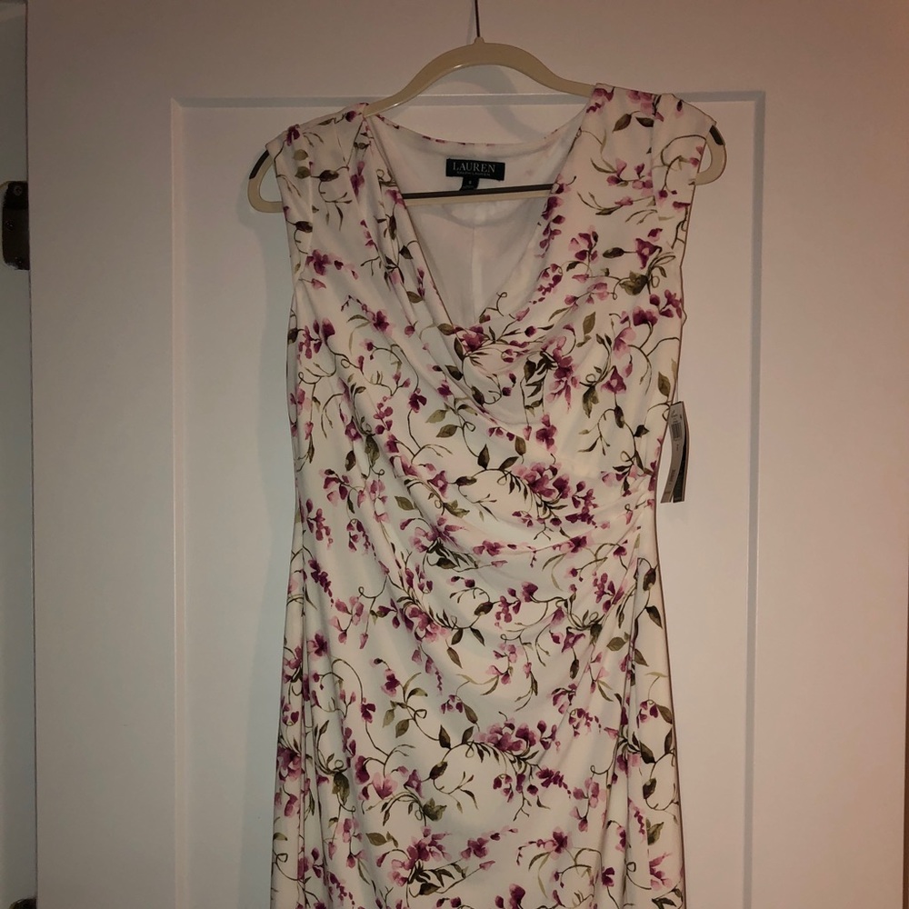 New w/Tags: Lauren by Ralph Lauren Floral Dress.